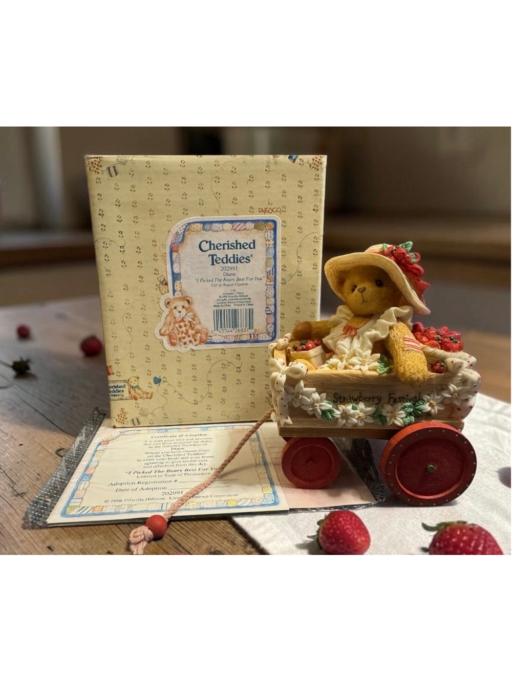 Cherished Teddies Diane Bear Figurine 202991